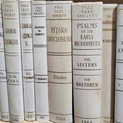 Pali Text Society translation series