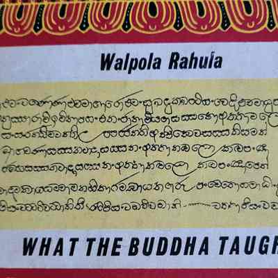 What the Buddha taught / Walpola Sri Rahula