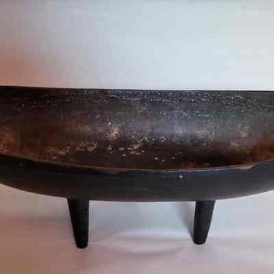 Japanese Ikebana Tripod Planter Bowl, mid-century