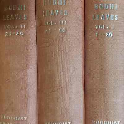 Bodhi Leaves [series in 3 volumes]