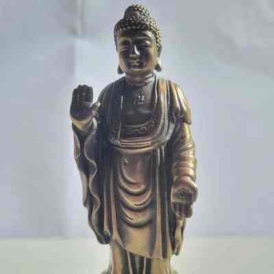 Standing Shakyamuni Buddha Statuette