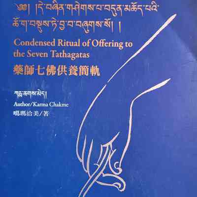 Condensed ritual of offering to the seven tathagatas / Karma Chakme