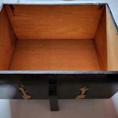 Damage at back of box