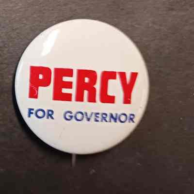 Political Button - Percy for Governor