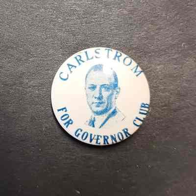 Political Button - Carlstrom for Governor Club