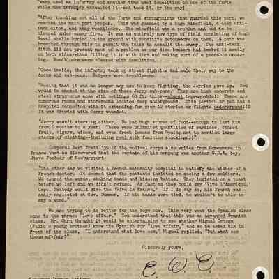 Eames letter to alumni in service October 1944 page 4