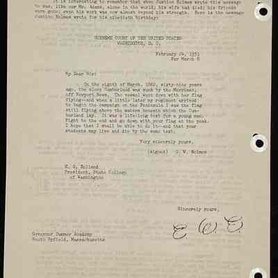 Eames letter to alumni in service March 1945 page 4
