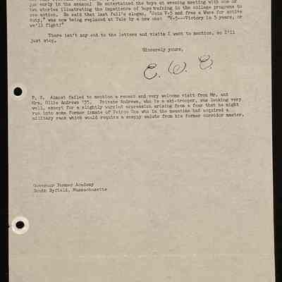Eames letter to alumni in service March 1944 page 5