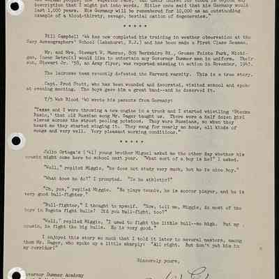 Eames letter to alumni in service May 1945 page 5