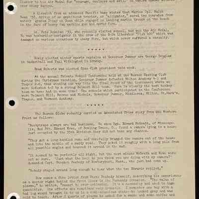 Eames letter to alumni in service January 1945 page 3