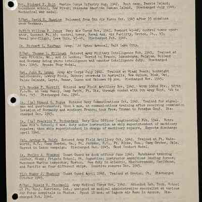 Eames letter to alumni in service March 1946 page 11