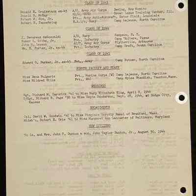 Eames letter to alumni in service October 1944 page 6