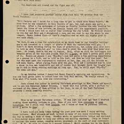 Eames letter to alumni in service December 1943 page 5