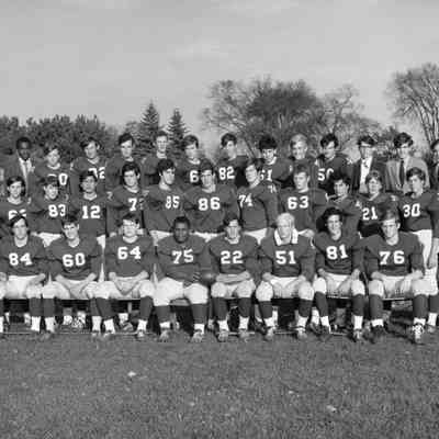Football team Varsity 1969