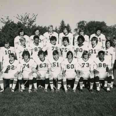 Football team freshmen 1975