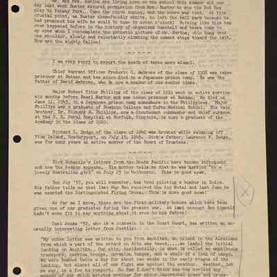 Eames letter to alumni in service August 1943 page 3