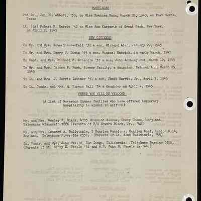 Eames letter to alumni in service April 1945 page 6