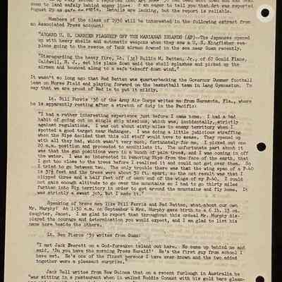 Eames letter to alumni in service September 1944 page 2