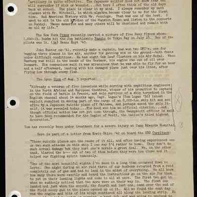 Eames letter to alumni in service September 1945 page 3