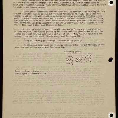 Eames letter to alumni in service June 1944 page 4