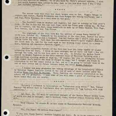 Eames letter to alumni in service November 1945 page 3