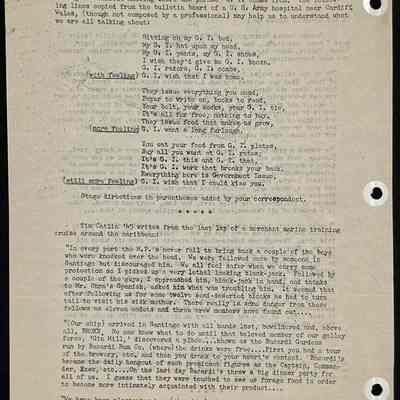 Eames letter to alumni in service March 1946 page 2