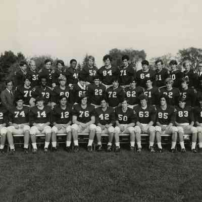 Football team Varsity 1970
