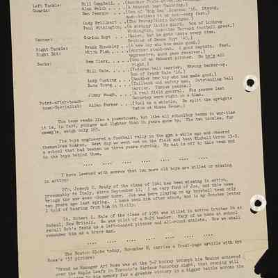 Eames letter to alumni in service November 1943 page 2