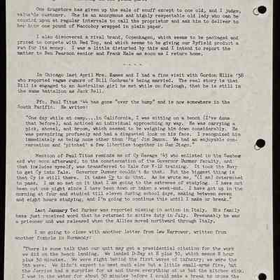 Eames letter to alumni in service August 1944 page 4