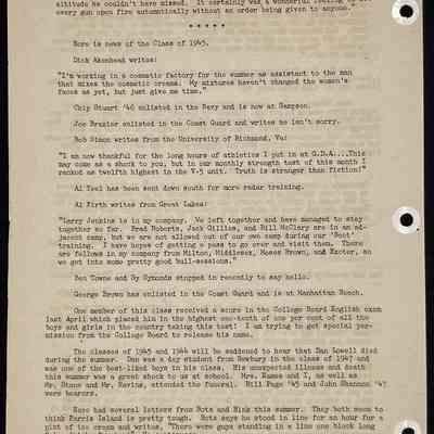 Eames letter to alumni in service September 1945 page 4