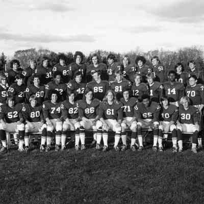 Football team Varsity 1973