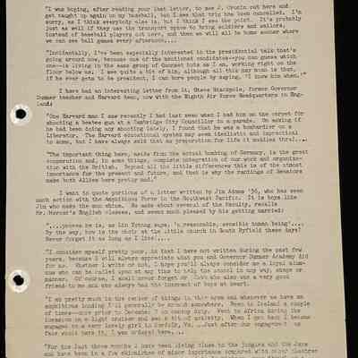 Eames letter to alumni in service November 1943 page 3