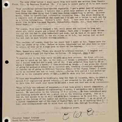 Eames letter to alumni in service April 1944 page 3