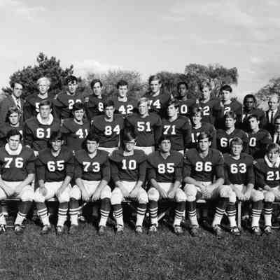 Football team Varsity 1968