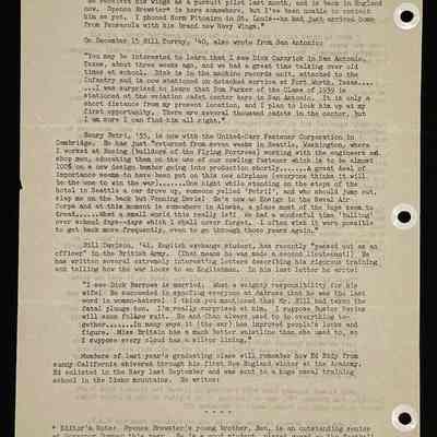 Eames letter to alumni in service January 1943 page 2