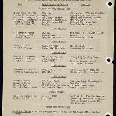 Eames letter to alumni in service September 1945 page 6