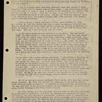 Eames letter to alumni in service February 1943 page 3