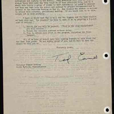 Eames letter to alumni in service March 1946 page 4