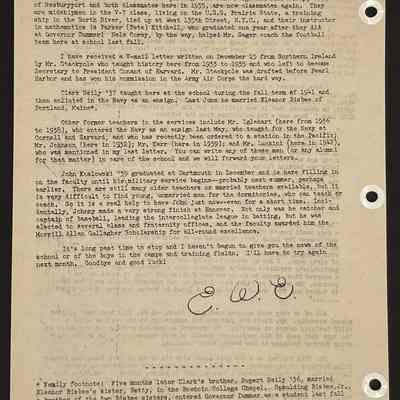 Eames letter to alumni in service February 1943 page 4