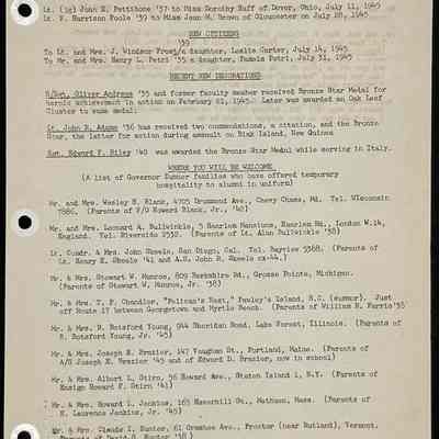 Eames letter to alumni in service August 1945 page 5