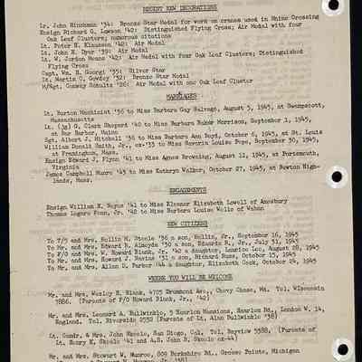 Eames letter to alumni in service November 1945 page 8