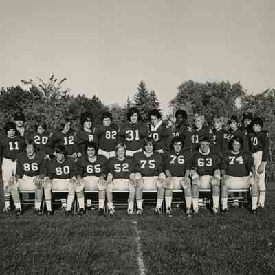 Football team freshmen 1974