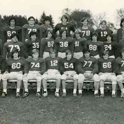 Football team freshmen 1971
