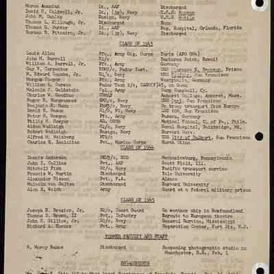 Eames letter to alumni in service January 1946 page 6