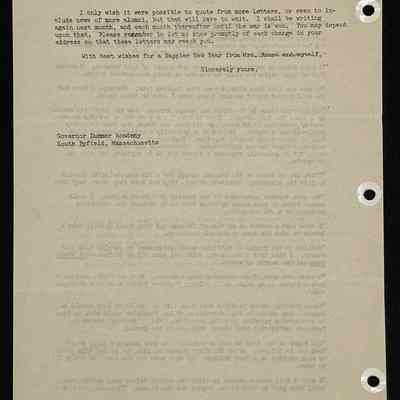 Eames letter to alumni in service January 1943 page 6