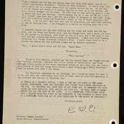 Eames letter to alumni in service December 1944 page 4