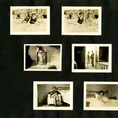 SCRB-18 p(131) ukn couple, possibly Sigourney & Emily Thayer