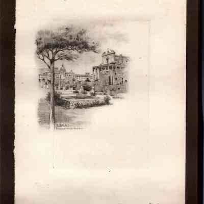 1927 Vacation album, p(38) Piroscafo Roma print
