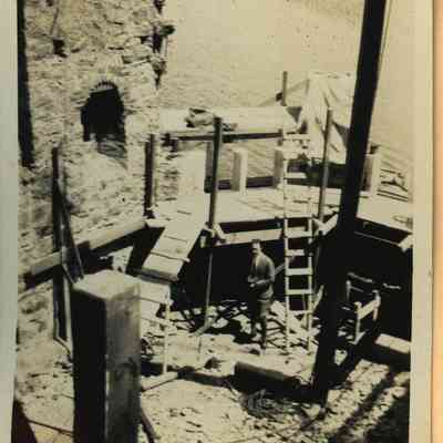 Lookout Hill Guest Tower construction (ca1925)