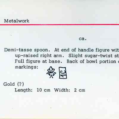 Demi-Tasse Apostle Spoon